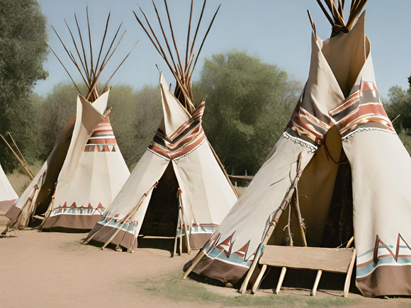 native american teepees